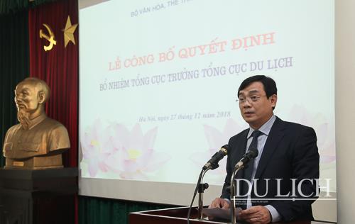Tổng cục trưởng TCDL Nguyễn Trùng Khánh phát biểu